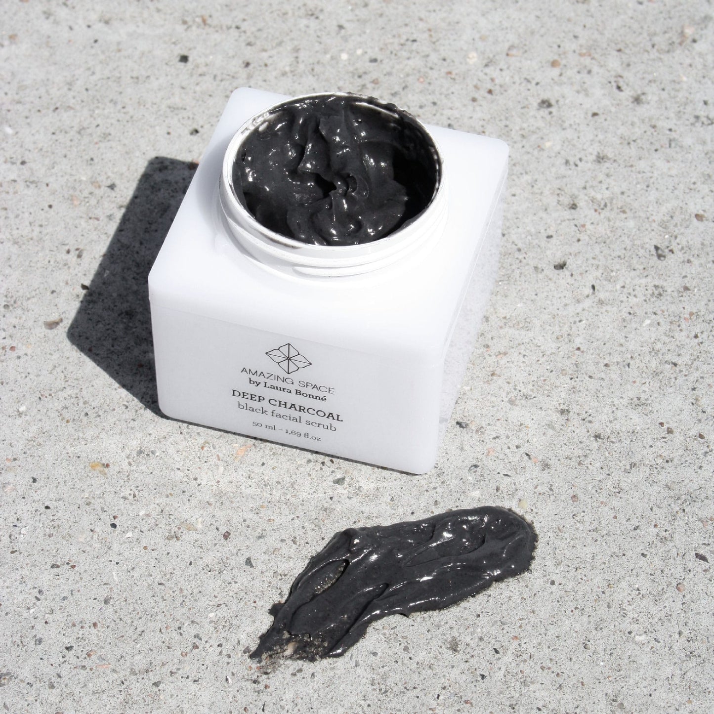 Deep Charcoal - Black facial scrub