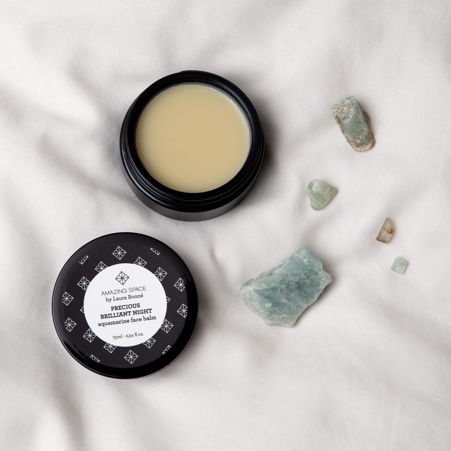 Precious brilliant night - Aquamarine face balm